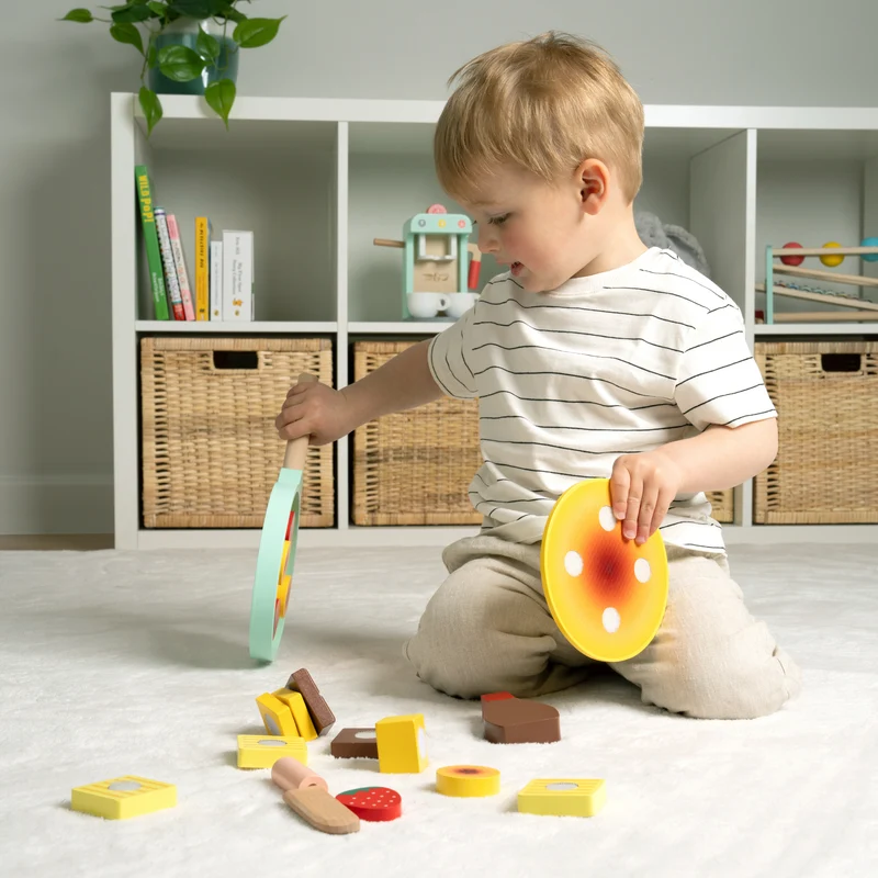 Set de crêpes en bois FSC pour enfant dès 3 ans