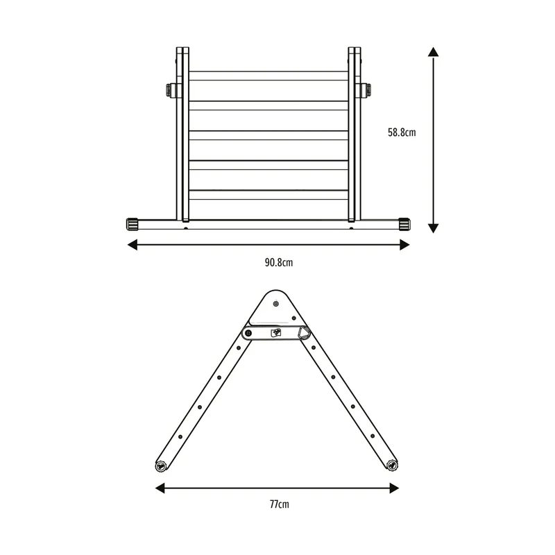 Triangle d’escalade pliable et tableau créatif en bois FSC® pour enfant dès 1 an