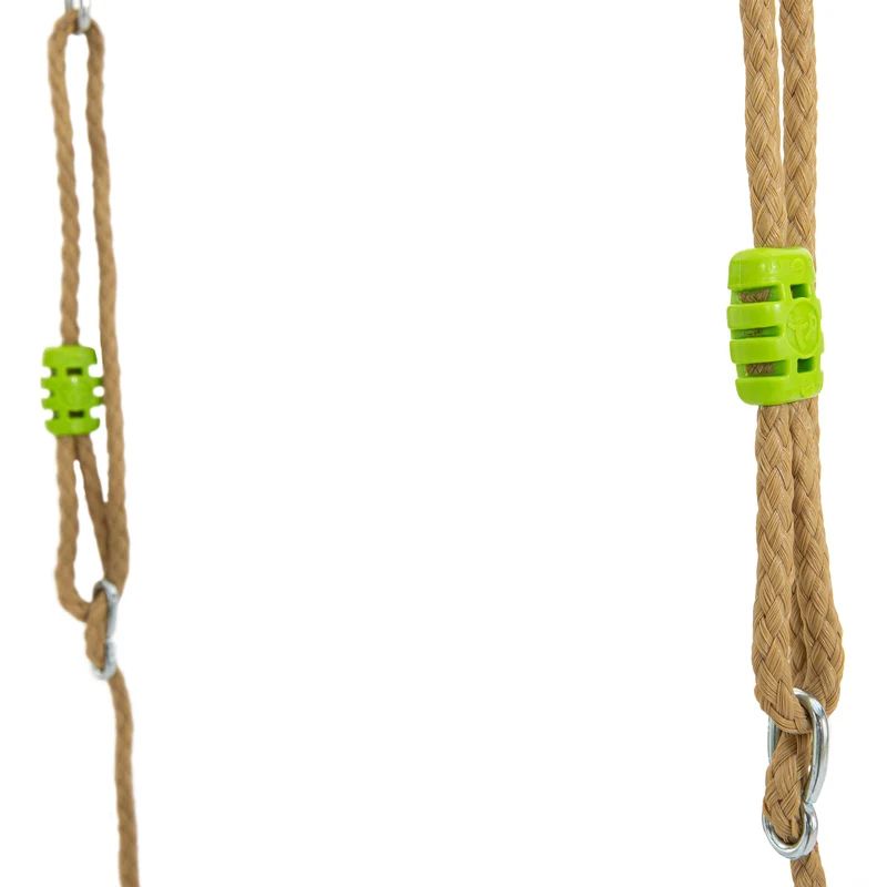 Balançoire trapèze métal pour portique H190-250cm vert