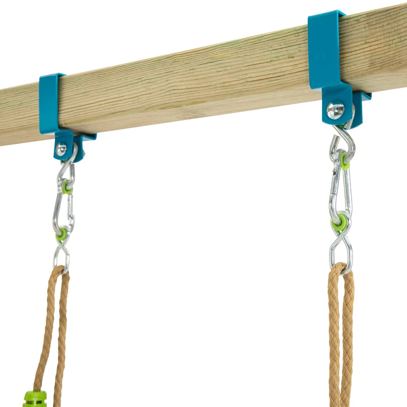 Balançoire trapèze métal pour portique H190-250cm vert
