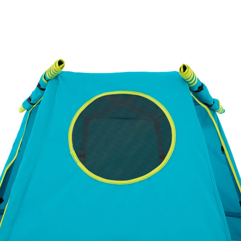 Aire de jeux métal bleu H201cm EXPLORER TOUR