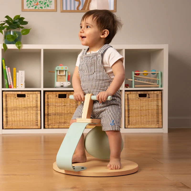 Ballon sauteur en bois FSC® pour enfant dès 1 an