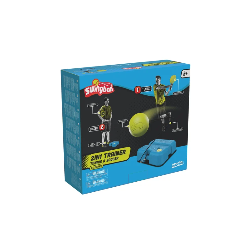 Set de jeux multisports Swingball® 2 en 1 - REFLEX TENNIS & FOOTBALL