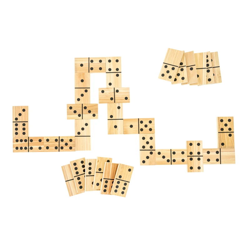 Jeu dominos géant en bois FSC® dès 3 ans