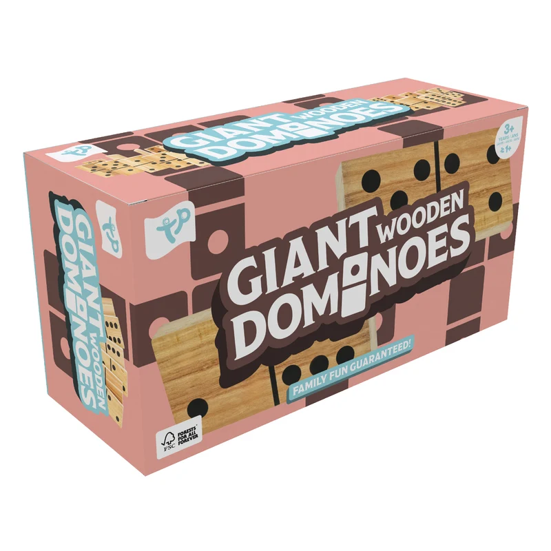 Jeu dominos géant en bois FSC® dès 3 ans