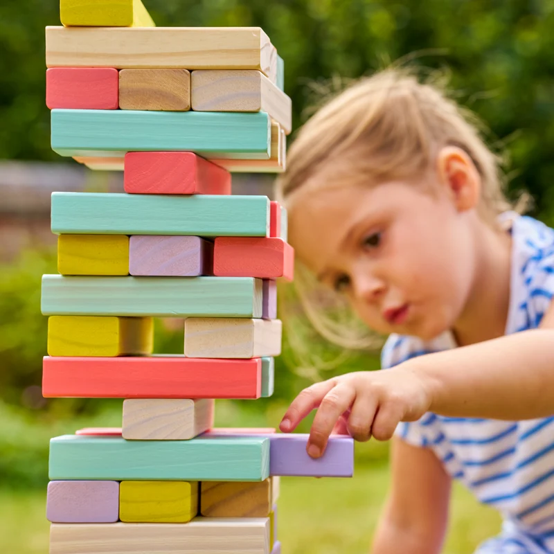 Jeu tour d'équilibre géante en bois FSC® dès 3 ans