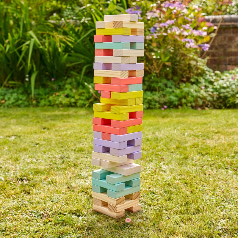 Jeu tour d'équilibre géante en bois FSC® dès 3 ans