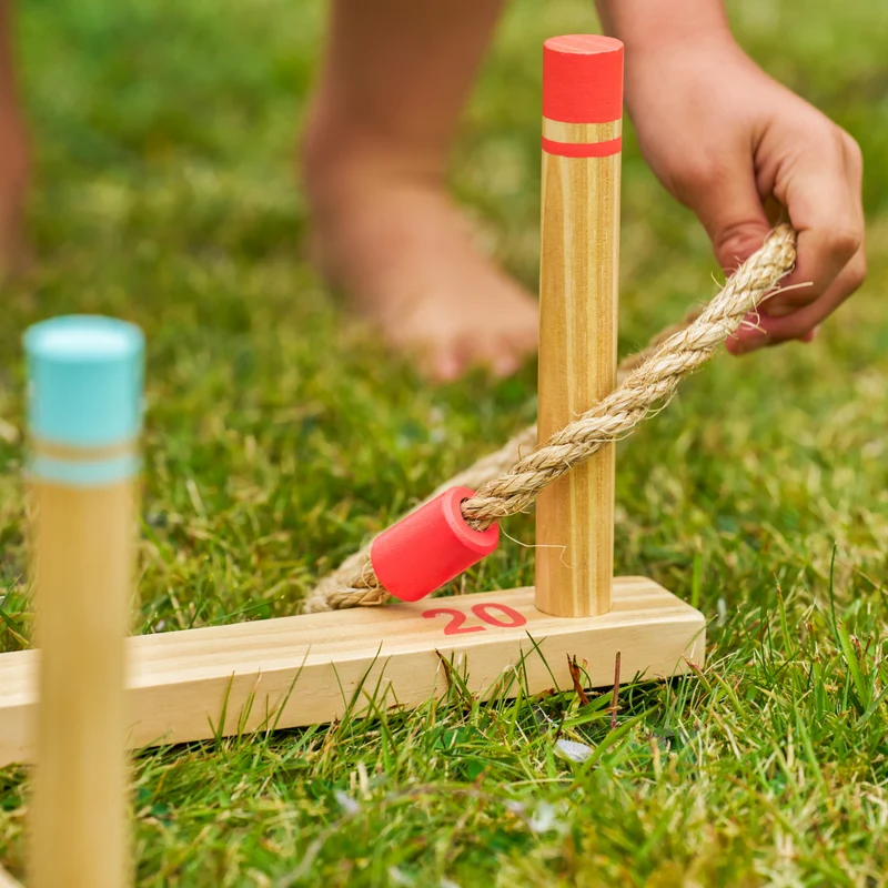 Jeu de lancer anneaux en bois FSC® dès 3 ans