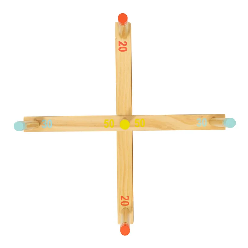 Jeu de lancer anneaux en bois FSC® dès 3 ans
