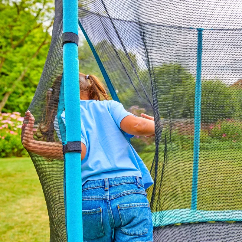 Trampoline enfant rond D360 cm avec ouverture igloo