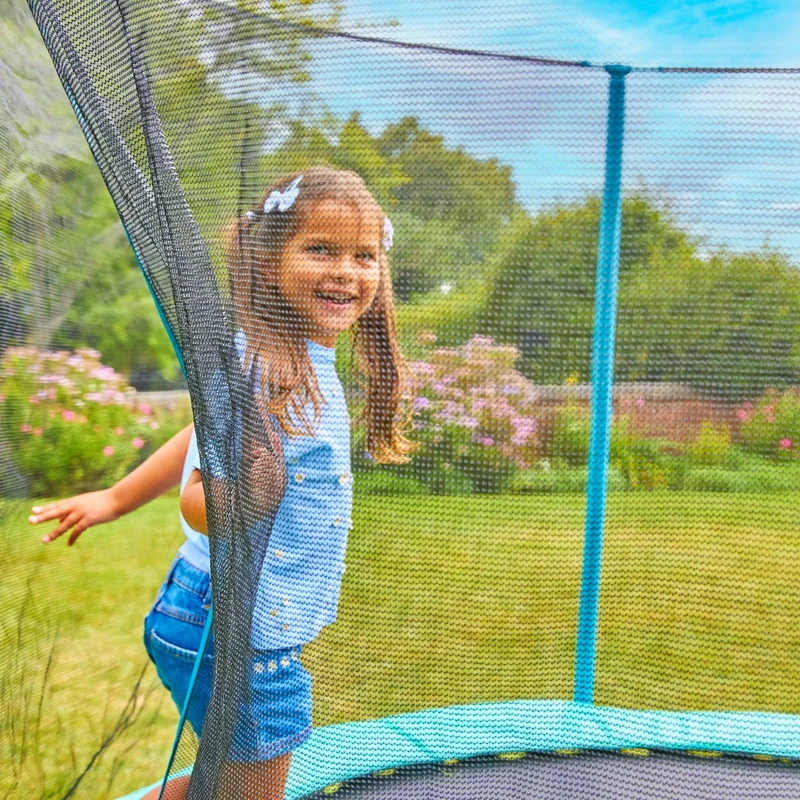Trampoline enfant rond D360 cm avec ouverture igloo
