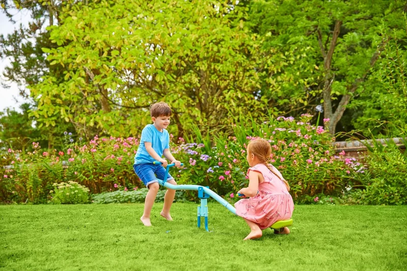 Trébuchet pour enfant balançoire à bascule rotatif 360° - métal - SPIRO