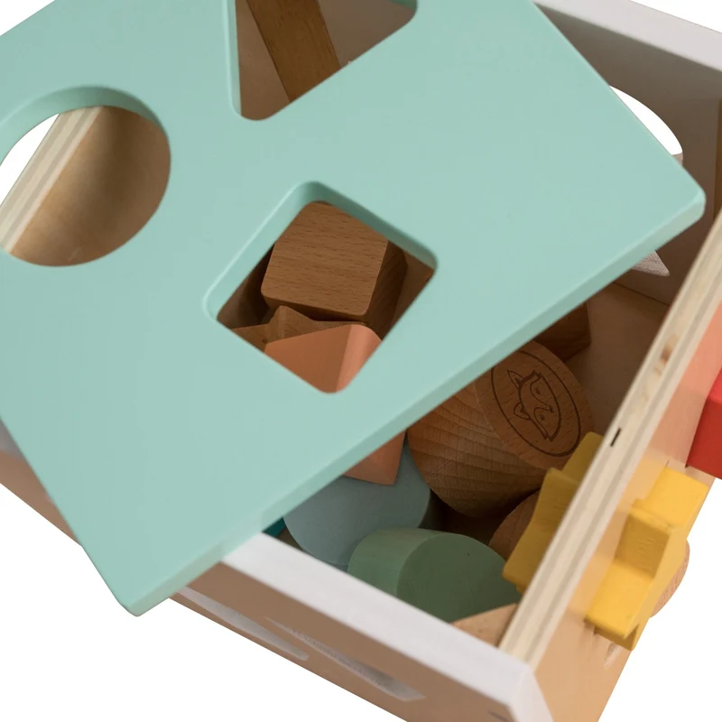 Cube d'activités en bois FSC® pour enfant dès 1 an