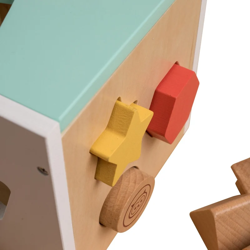 Cube d'activités en bois FSC® pour enfant dès 1 an