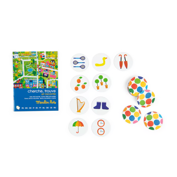 Moulin roty - Les Popipop - Jeu cherche trouve et raconte - 3 ans+