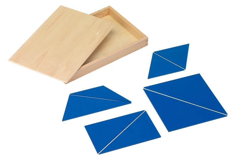 Montessori Konstruktive Dreiecke – 5-tlg. Geometrie-Sets