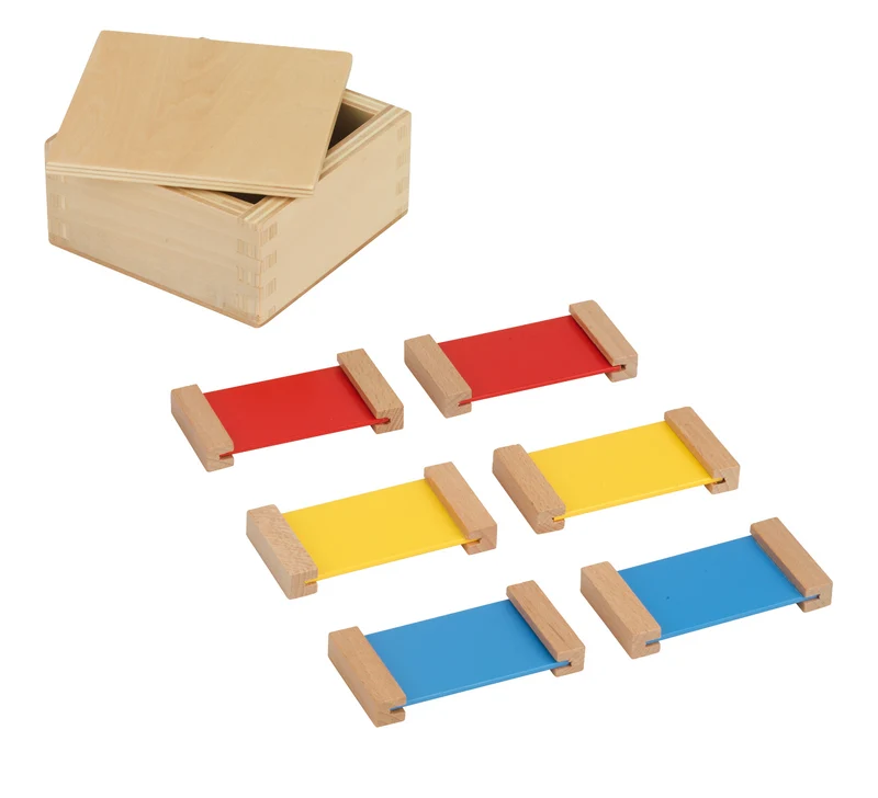 Montessori Farbtäfelchen Komplettset – Farben lernen & sortieren