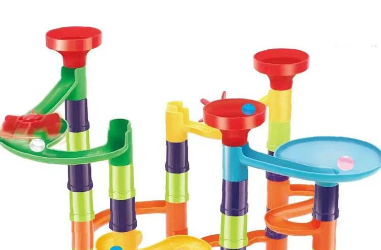 Kugelbahn-Bausteine Set aus ABS-Kunststoff für Kinder