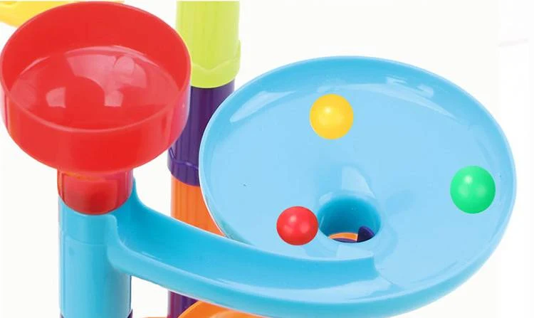 Kugelbahn-Bausteine Set aus ABS-Kunststoff für Kinder