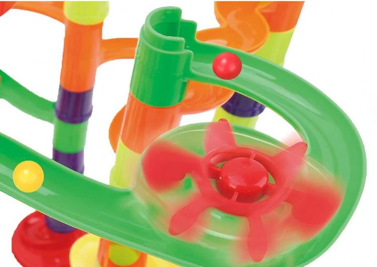 Kugelbahn-Bausteine Set aus ABS-Kunststoff für Kinder