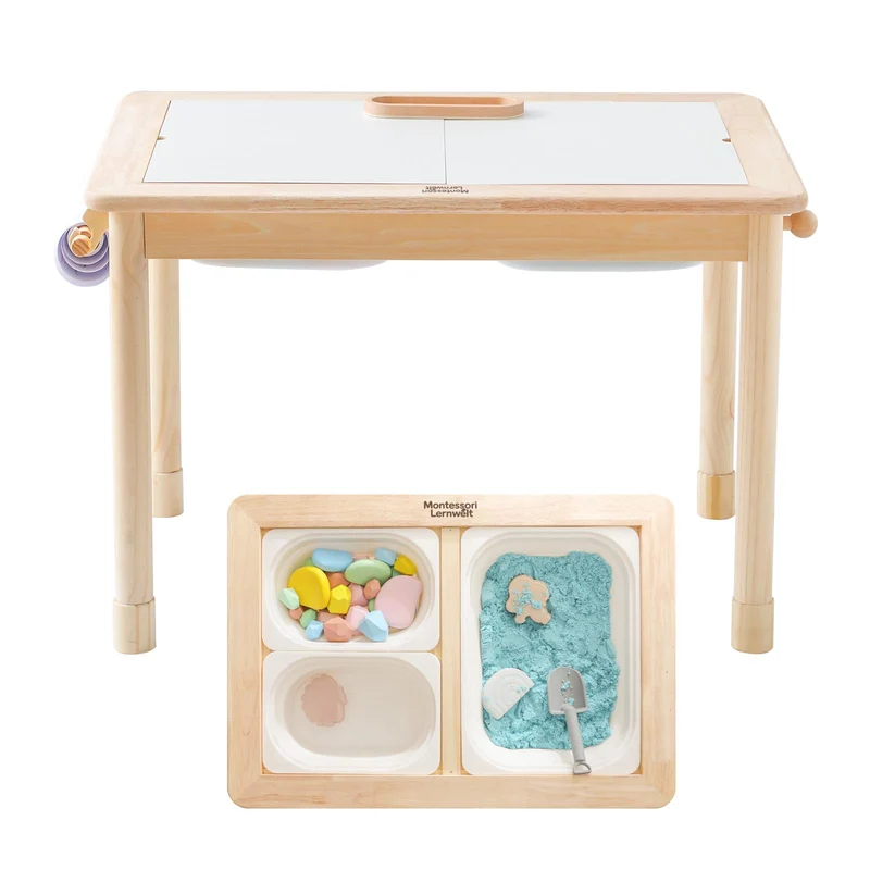 Montessori Sensory Table – 2-fach höhenverstellbarer Aktivitätstisch