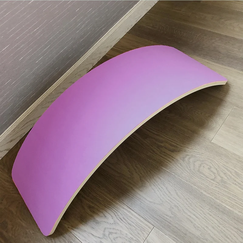 Regenbogen Wackelbrett – Montessori Balance Board Holz