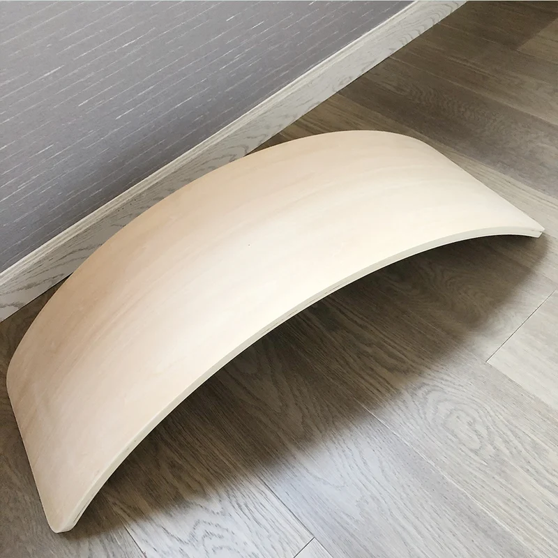 Regenbogen Wackelbrett – Montessori Balance Board Holz