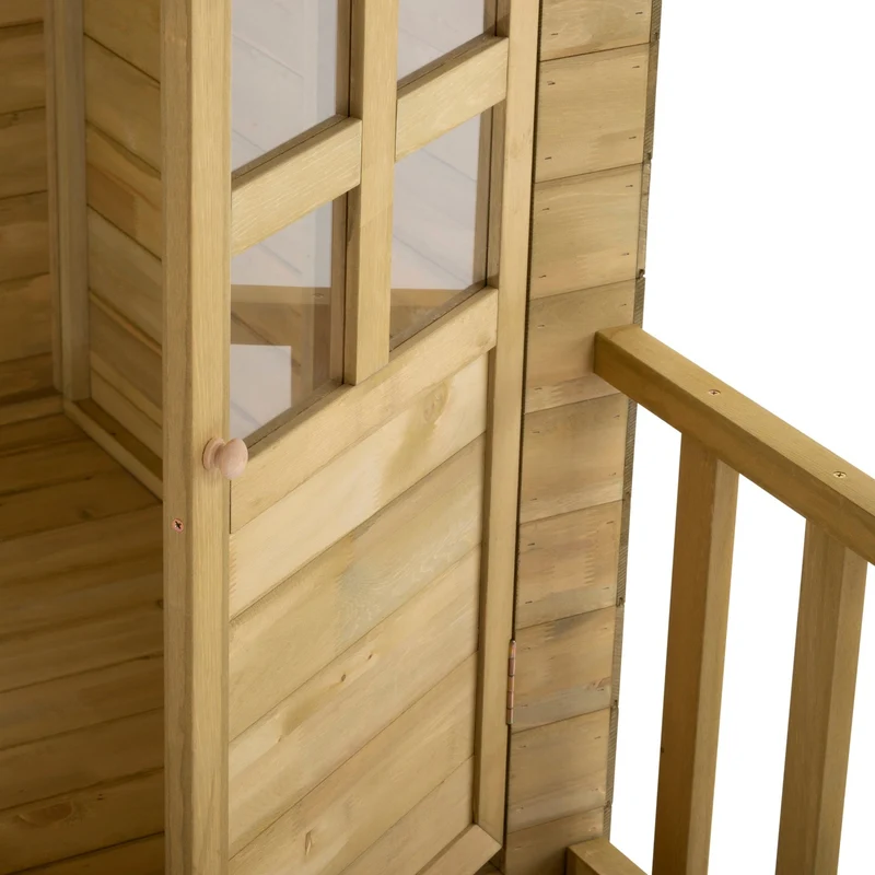 Cabane enfant avec véranda - bois FSC® - LAVANDE
