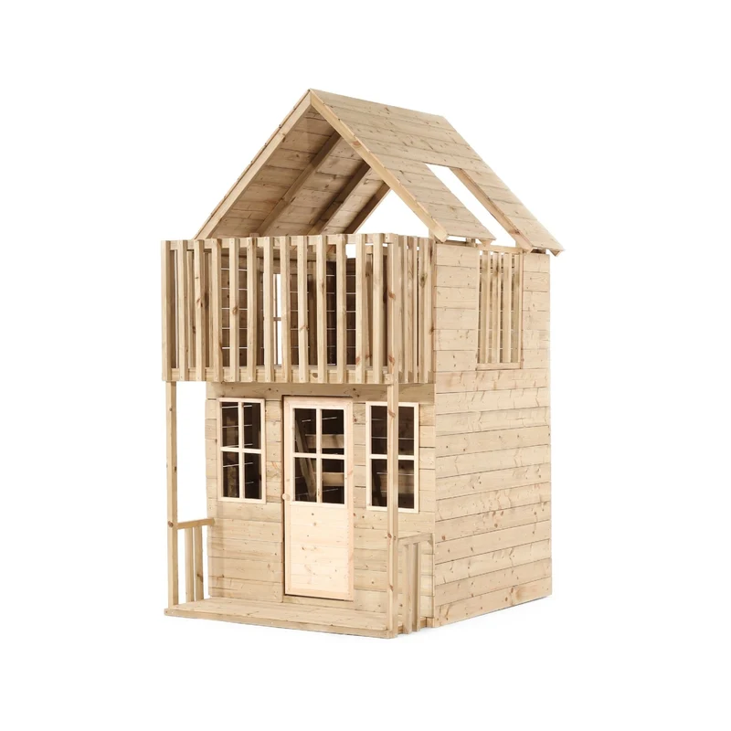 Cabane enfant avec étage - bois FSC® - LOFT