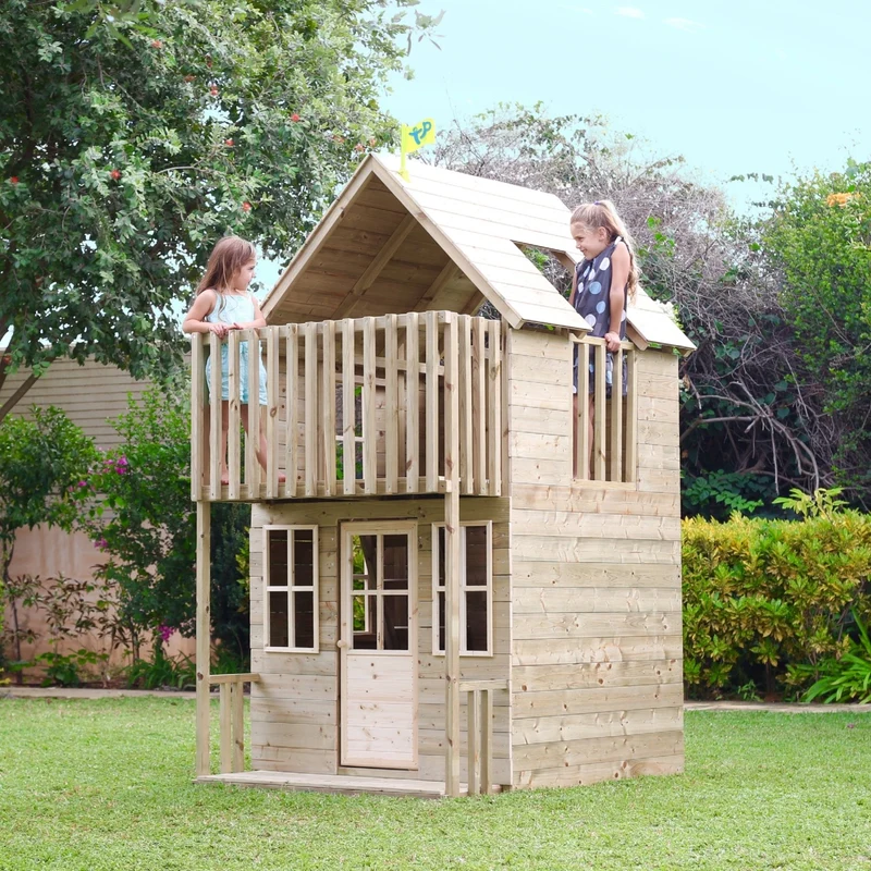 Cabane enfant avec étage - bois FSC® - LOFT