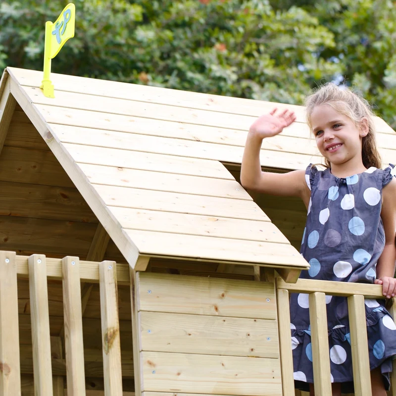 Cabane enfant avec étage - bois FSC® - LOFT