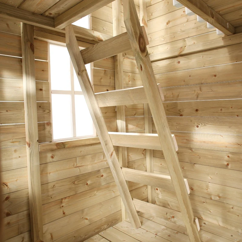 Cabane enfant avec étage - bois FSC® - LOFT