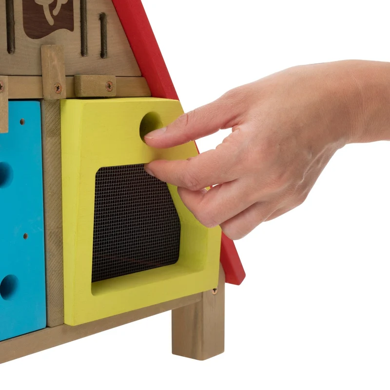 Maison de jardin pour insectes bois FSC® pour enfant dès 3 ans