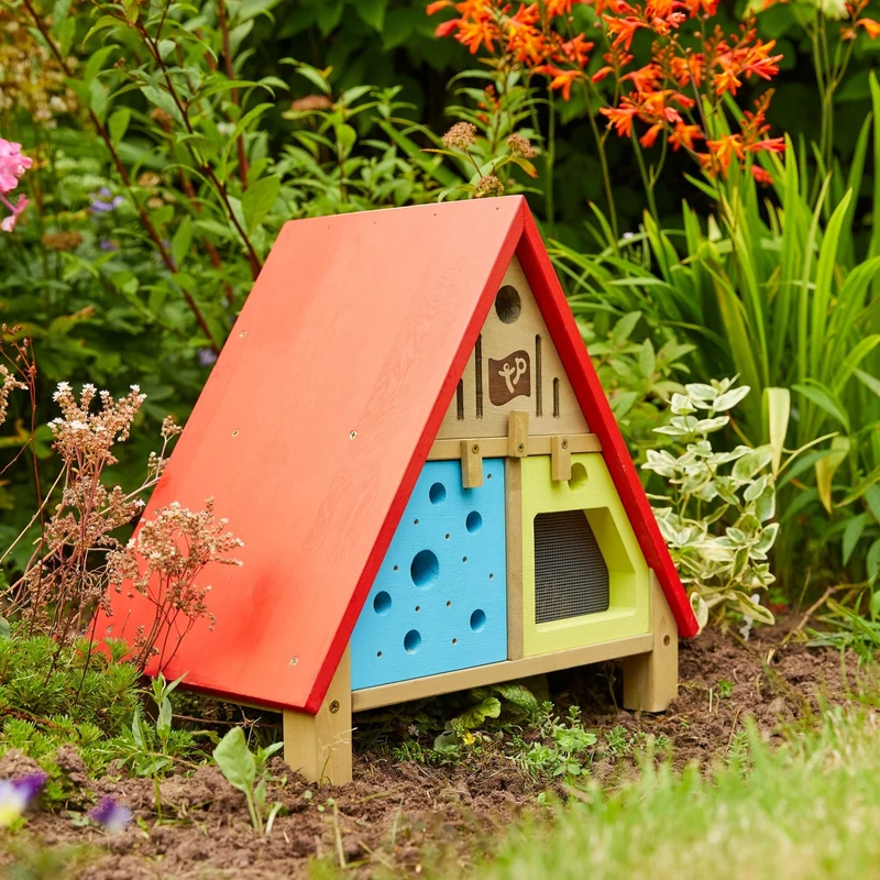 Maison de jardin pour insectes bois FSC® pour enfant dès 3 ans