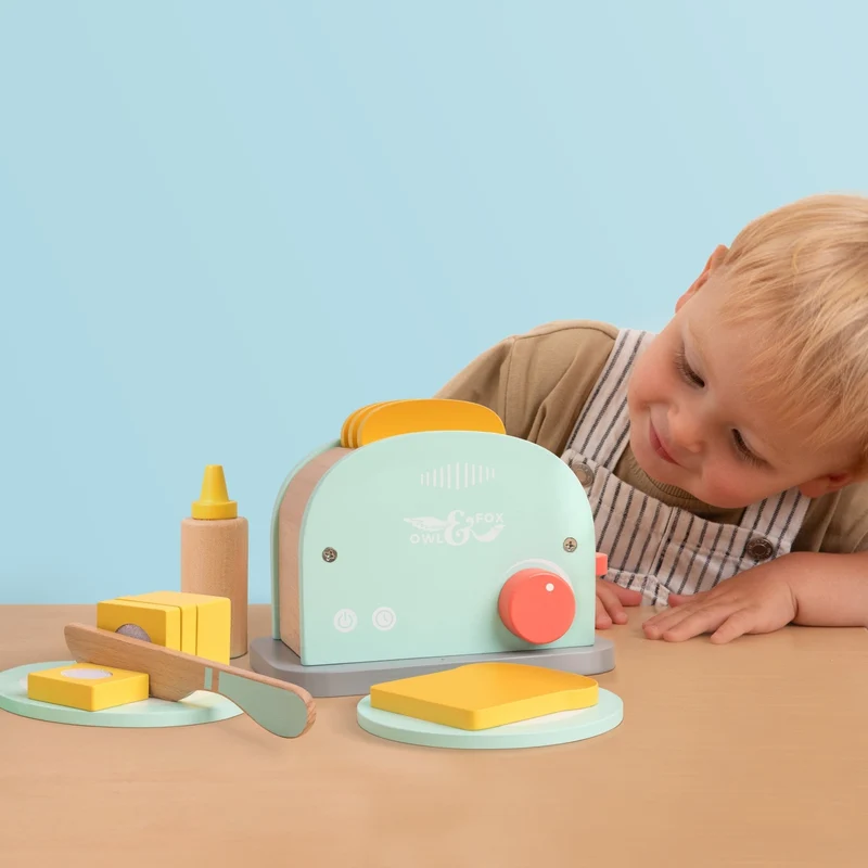 Grille-pain en bois FSC® pour enfant dès 3 ans