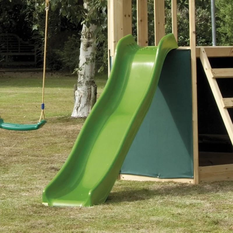 Glissière de toboggan L175 cm - H80 à 100 cm - vert pomme - WAVY