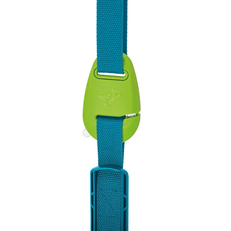 Balançoire siège bébé évolutif de 6 mois à 8 ans - H190-250cm - bleu et vert - QUADPOD