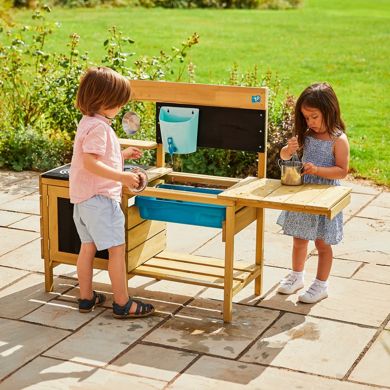 Cuisine d'extérieur pour enfant DELUXE bois FSC®