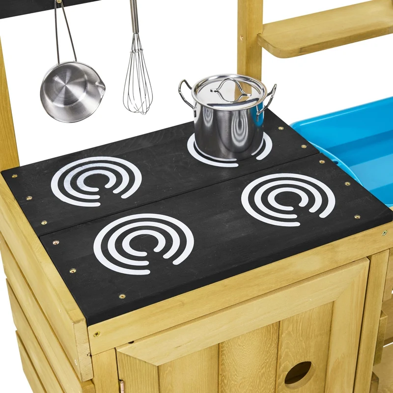 Cuisine d'extérieur pour enfant JUNIOR CHEF bois FSC®