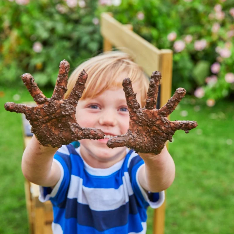 Cuisine d'extérieur pour enfant JUNIOR CHEF bois FSC®