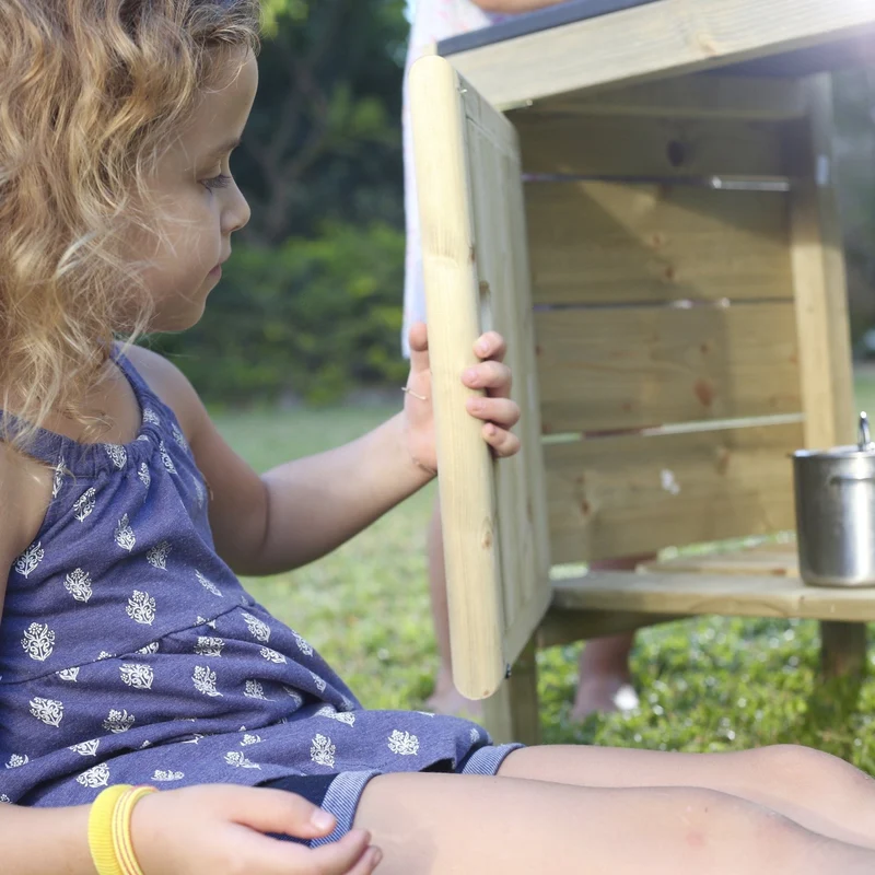 Cuisine d'extérieur pour enfant JUNIOR CHEF bois FSC®