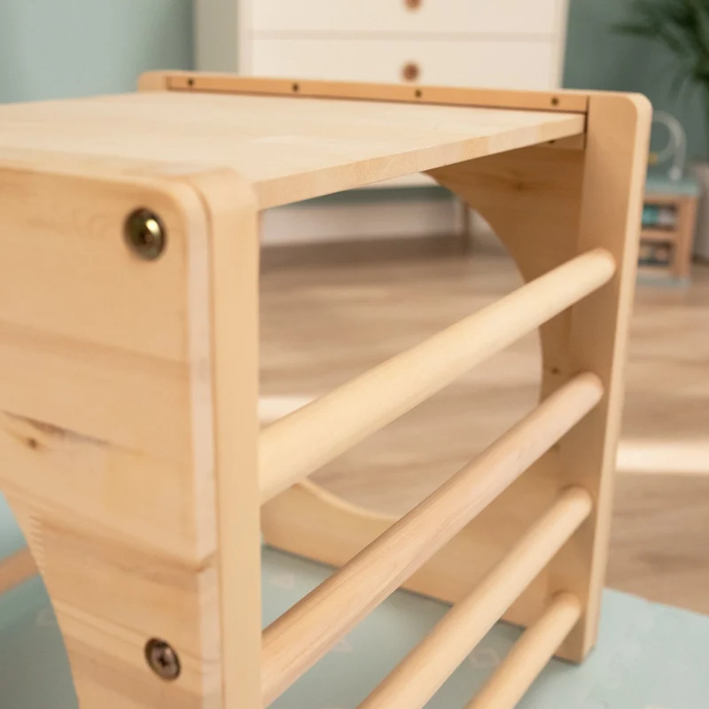 Cube d'escalade Montessori en bois FSC® pour enfant dès 1 an