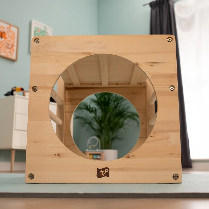 Cube d'escalade Montessori en bois FSC® pour enfant dès 1 an