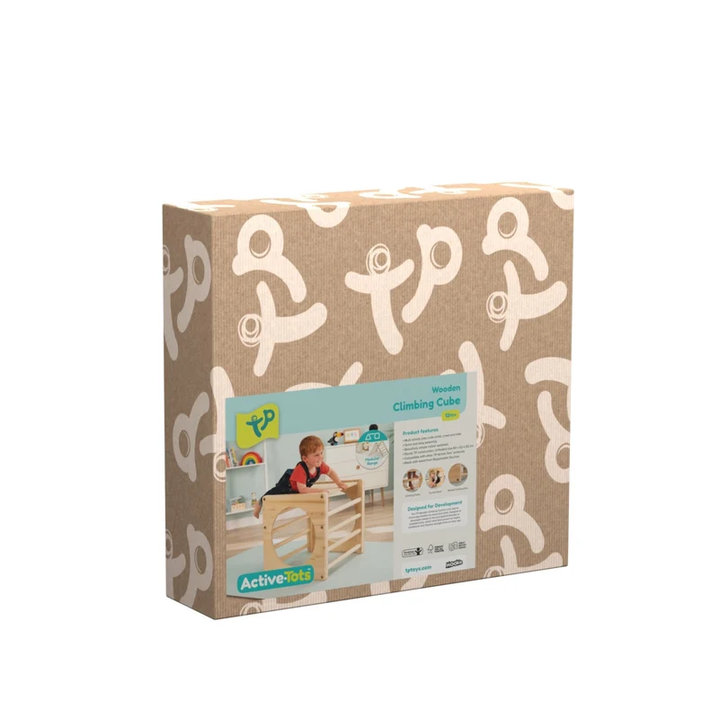 Cube d'escalade Montessori en bois FSC® pour enfant dès 1 an