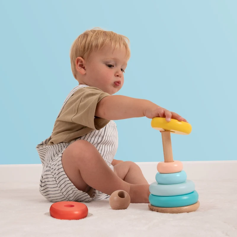 Tour à bascule en bois FSC® pour enfant dès 1 an