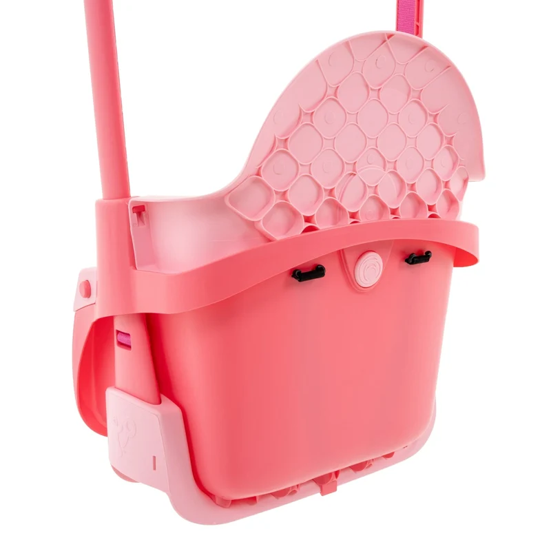 Balançoire siège bébé évolutif de 6 mois à 8 ans - H190-250cm - rose - QUADPOD