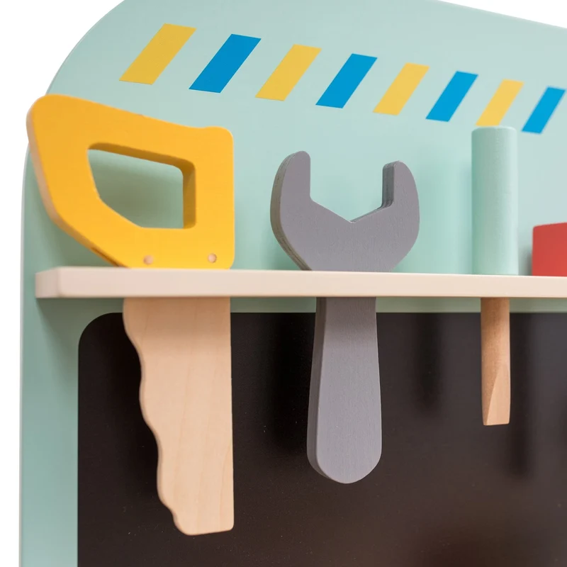 Établi de bricolage en bois FSC® pour enfant dès 3 ans