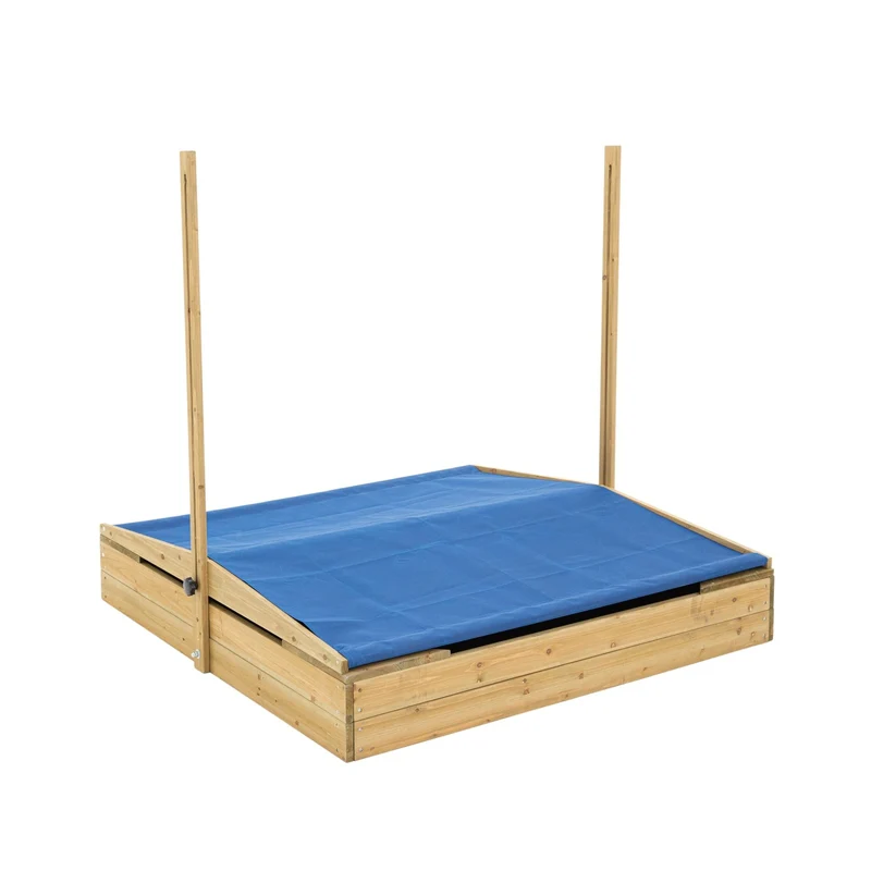 Bac à sable enfant avec auvent bois FSC®