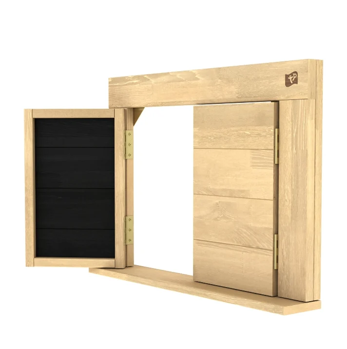 Volet en bois FSC® pour cabane