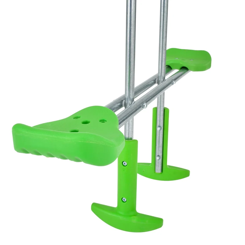 Balançoire vis-à-vis 2 enfants pour portique bois - poutre carrée 9x9 cm - vert